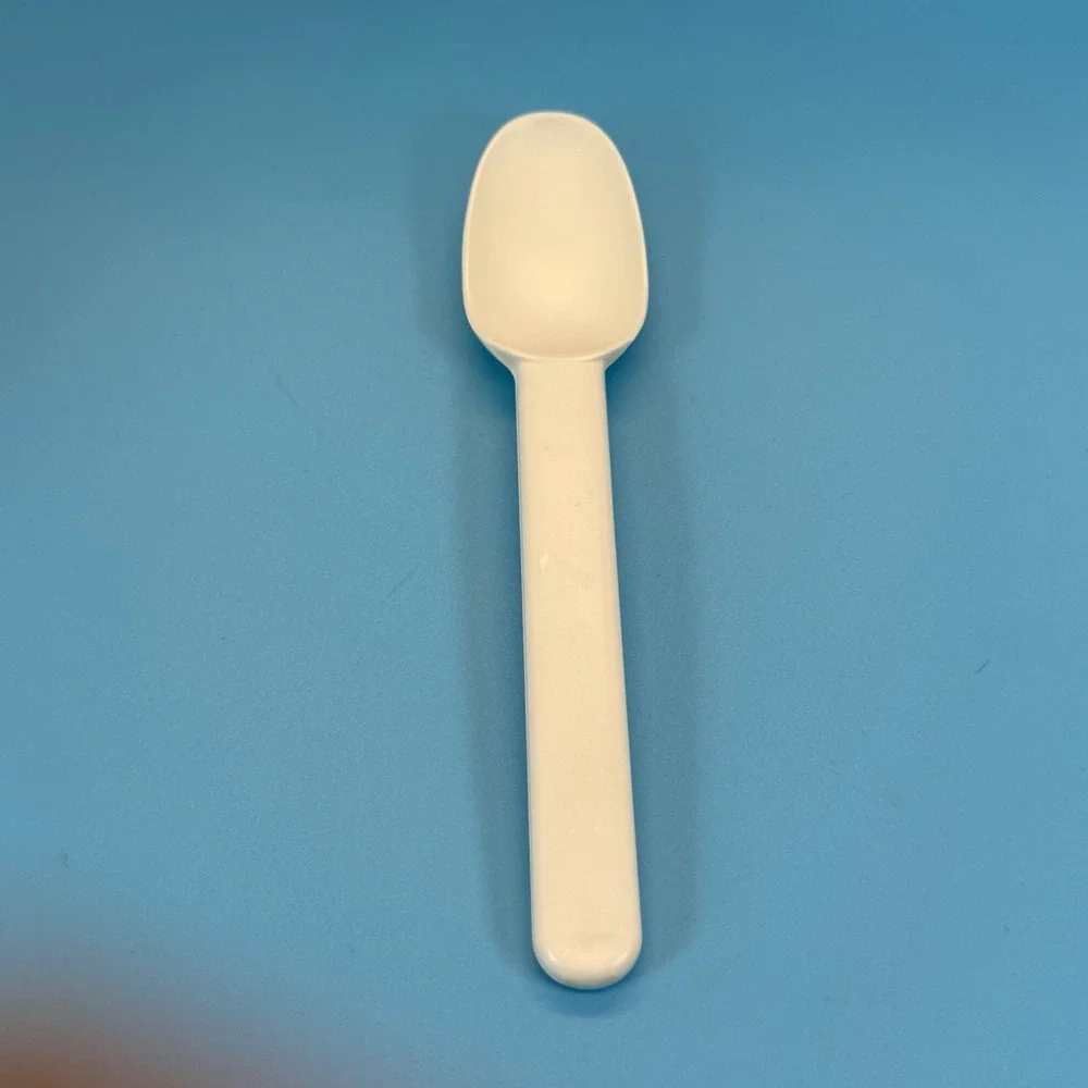 VTG Lauffer Ice‎ Cream Scoop Server White Melamine USA MCM Retro Serving itchen
